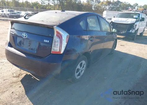 2013 Toyota Prius Four из США, поврежденный, VIN JTDKN3DU4D0350682